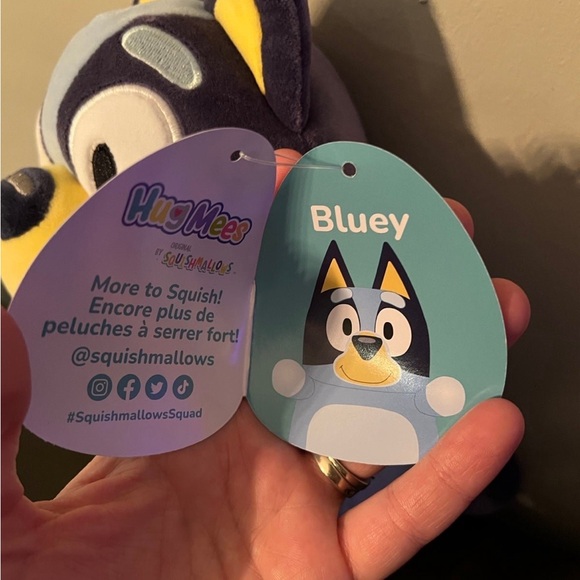 NWT Bluey HugMees Squishmallow - Picture 4 of 6
